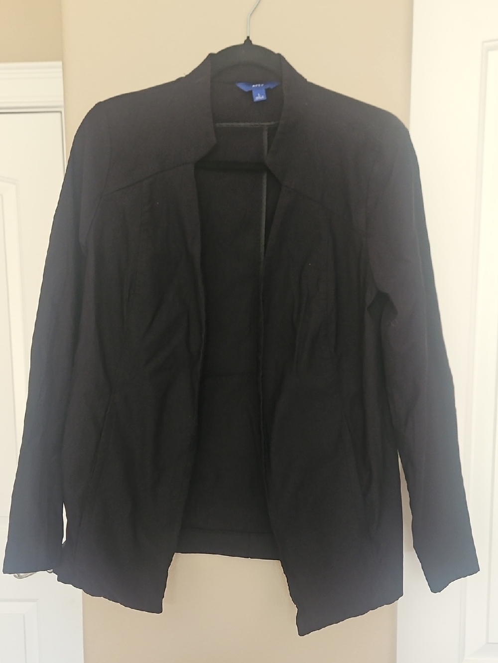 Apt. 9 Black Open-Front Blazer Jacket